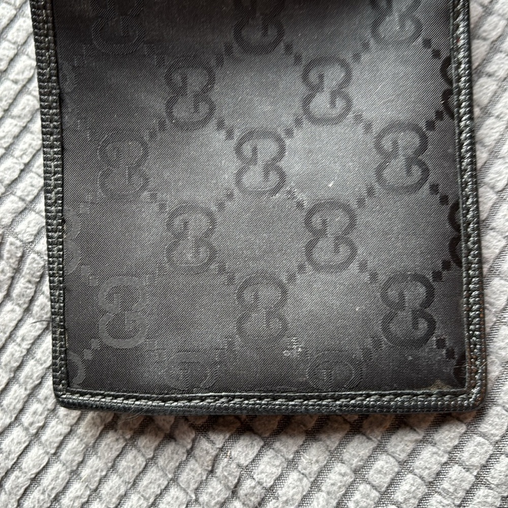 Vintage Gucci authentic Guccissima GG logo nylon leather bifold wallet - Picture 10 of 13